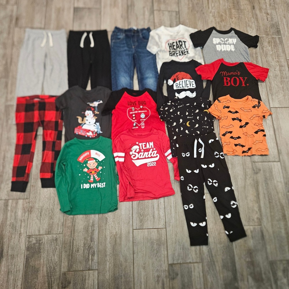 Old Navy Childrens Place Boys Clothing Lot of 15 Size 5T Holiday Christmas Play